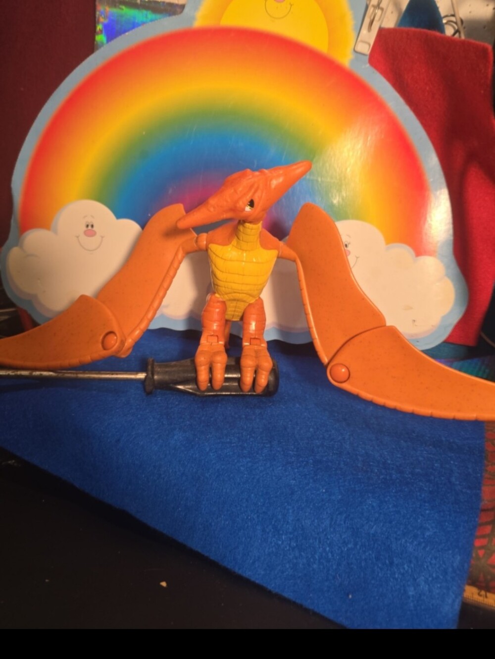 052226 Fisher Price Imaginext Dino Pterodactyl Dinosaur Fly Orange Toy Figure 20